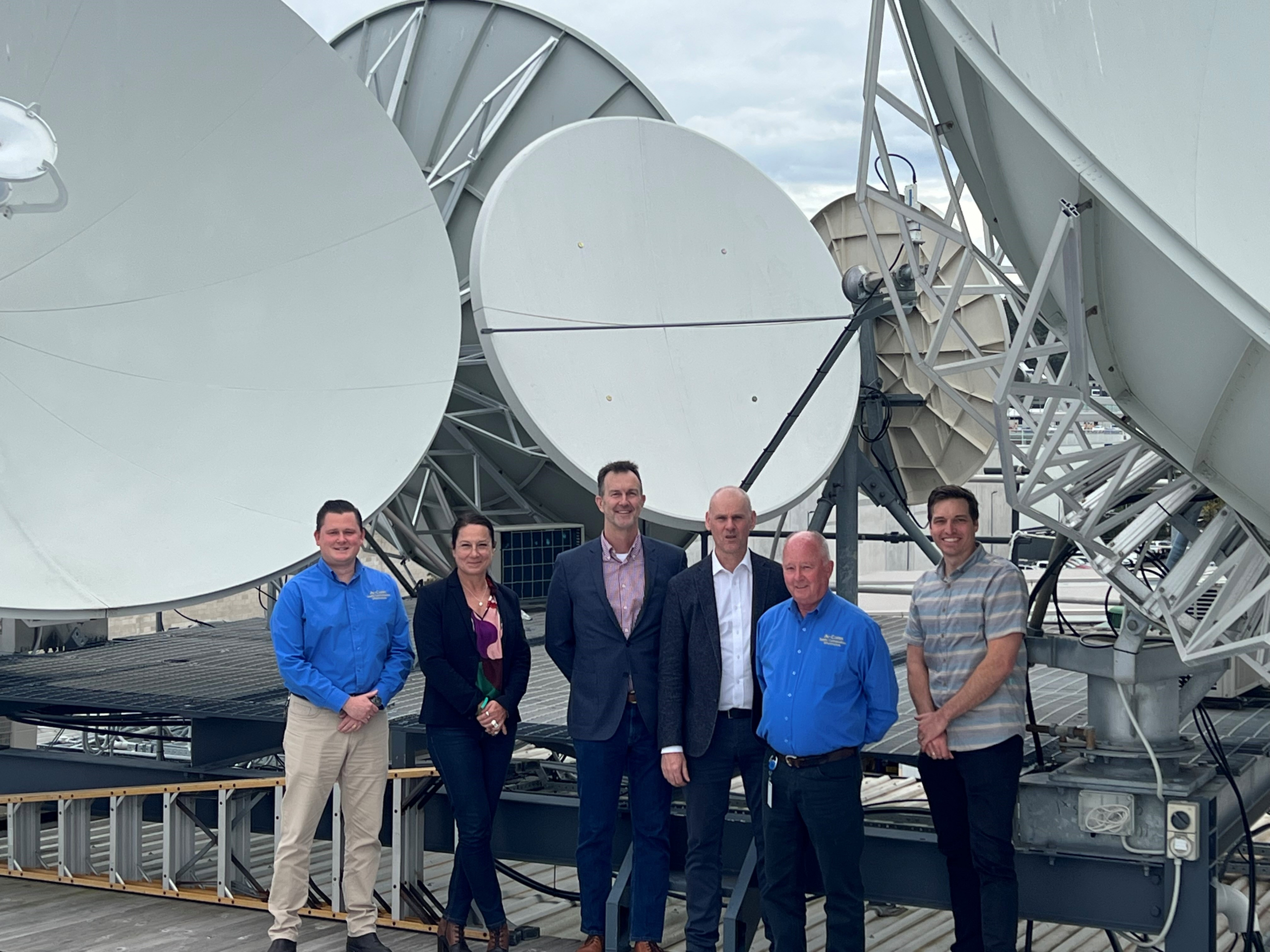 Av-Comm hosts visit from Australian Space Agency