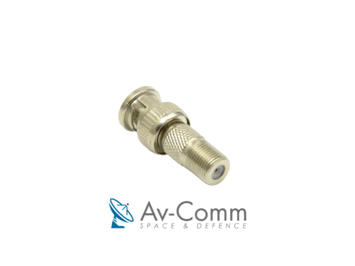 BNC Male to F-type Female Adaptor for Coaxial Cable