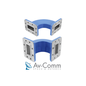 X Band WR90 Waveguide Sweeping H Plane Bend 90 Degrees