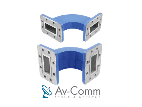 Ku Band WR75 Waveguide Sweeping H Plane Bend 90 Degrees