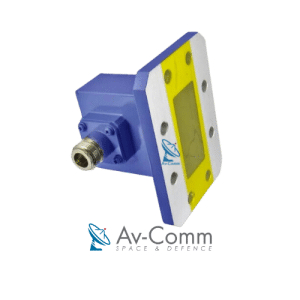 C Band WR137 Waveguide to Coax Adapter with SMA Type Connector