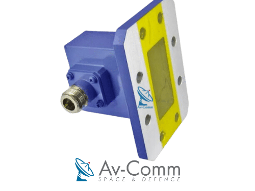 C Band WR137 Waveguide to Coax Adapter with SMA Type Connector