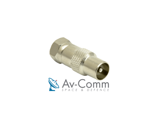 F-Type Male to PAL Male Adapter for Coax Cables