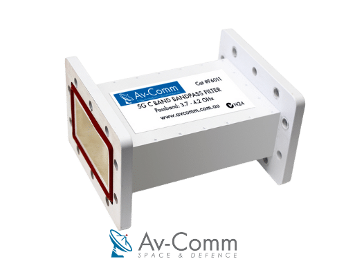 Av-Comm 3.8-4.2GHz C Band 5G Bandpass Waveguide Filter