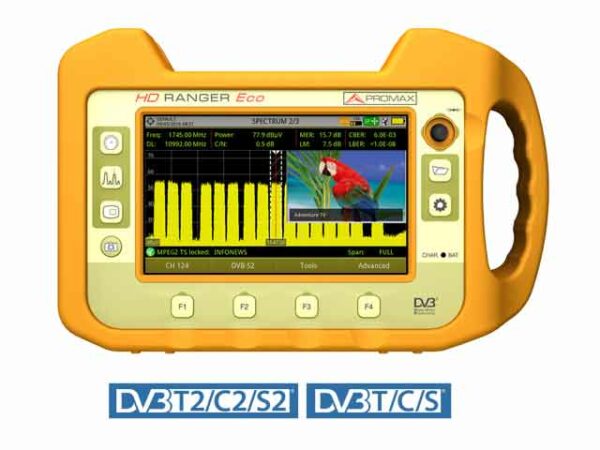 PROMAX HD Ranger Eco Portable Spectrum Analyser for Technicians