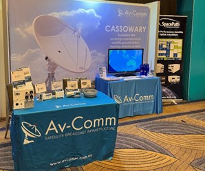 6th appearance for Av-Comm at Australasia Satellite Forum