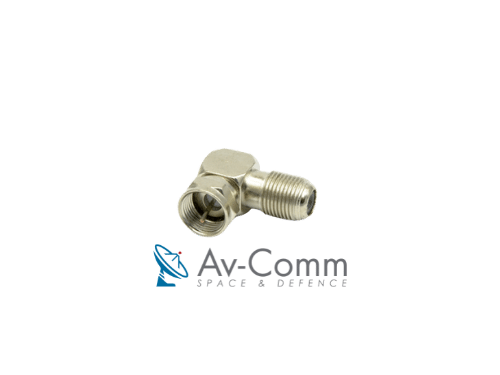 Right Angle F Type Adapter