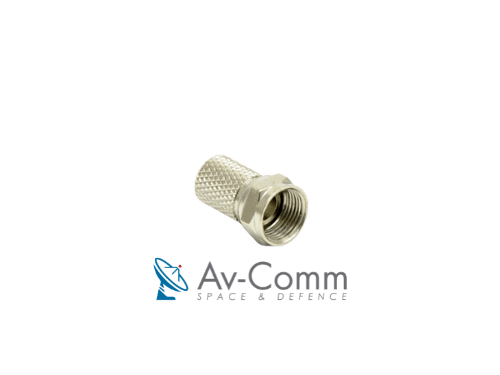 Twist on F-type Connector for RG-6 Coax Cable