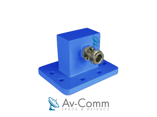 S Band WR284 Waveguide to Coax Adapter with N Type Connector