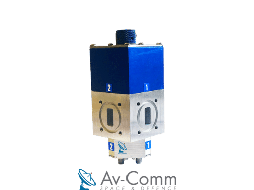 WR62 Dual Waveguide and Coax Switch