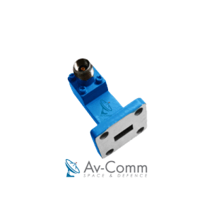 WR62 Waveguide to Coax Adapter with N Type Connector