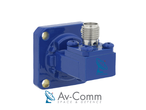 X Band WR90 Waveguide to Coax Adapter with N Type Connector