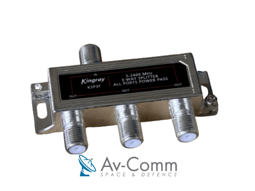 3 Way L Band Splitter 10-2500MHz