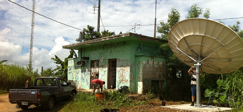 dish installation in palau