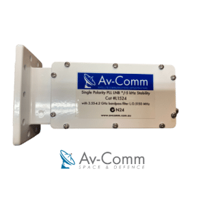 Av-Comm L1524 C Band PLL LNB 3.55-4.2GHz +/ - 5 kHz 