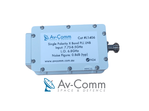 Av-Comm L1406 X Band PLL LNB 7.75-8.5GHz