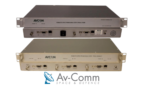 Avcom Dual & Triple Rack Mount 2.3GHZ & L-Band Remote Spectrum Analyser