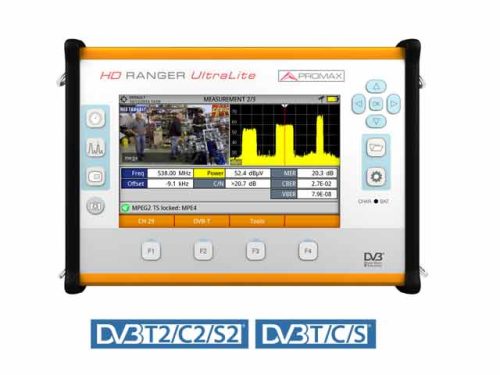 Promax HD RANGER UltraLite TV signal and spectrum analyser