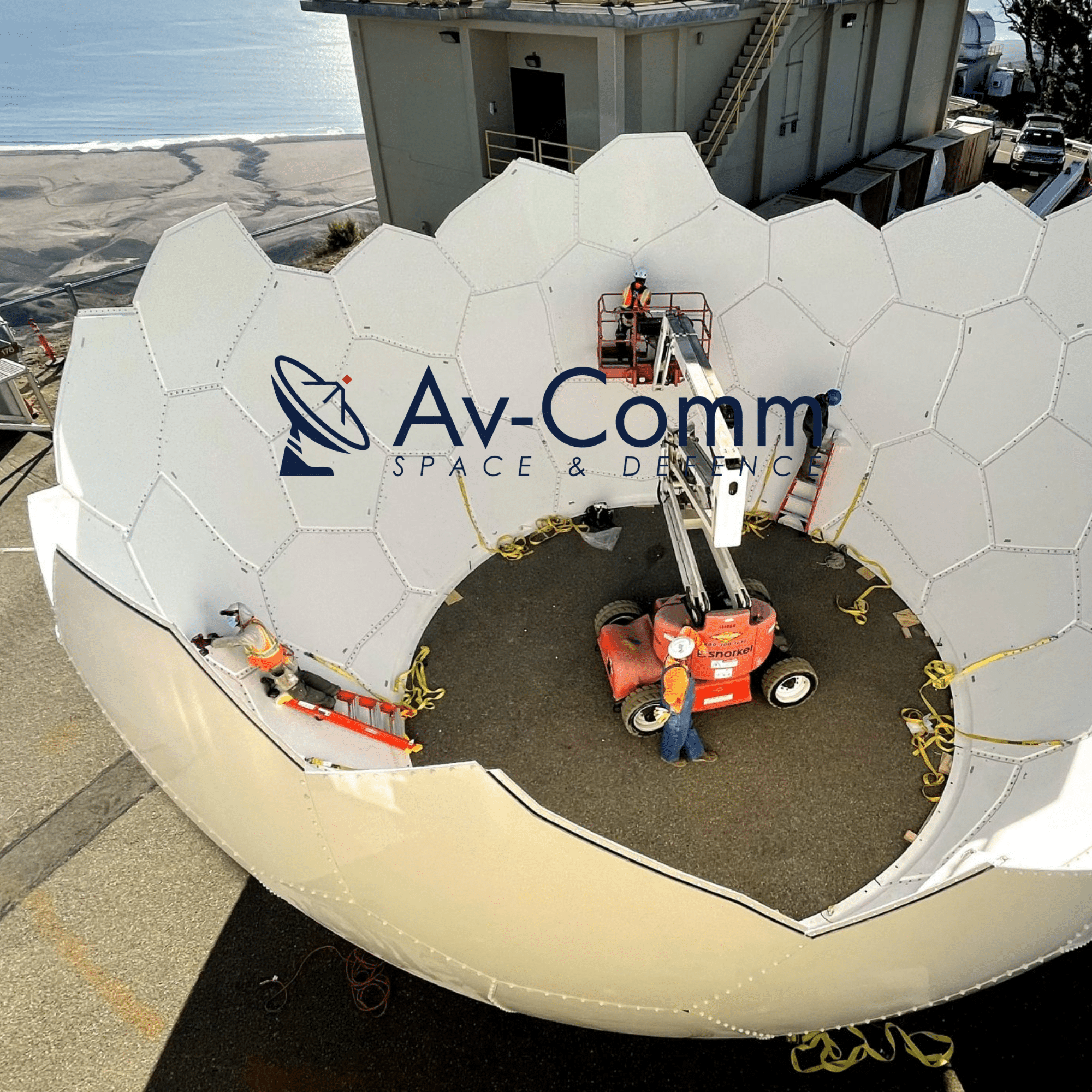 13.7m Composite Sandwich Radomes for Ground Station Antennas
