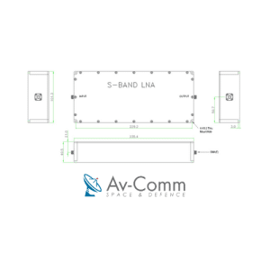 Av-Comm L1106 S-Band LNA 2200-2400GHz